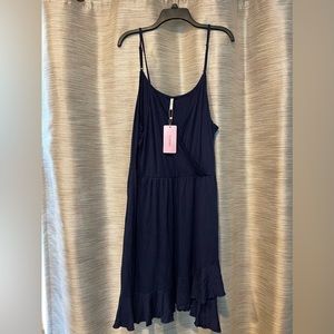 CATHY Mini Dress Dark Navy 2XL New
